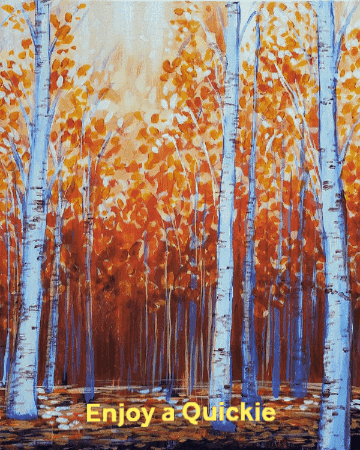 Birch Grove at Sunset